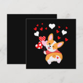 Corgi Heart, raad eens wat Corgi Butt Kaart (Voorkant / Achterkant)