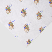 Corgi "Heb je behandelingen?" tissue papier (Detail)