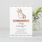  Corgi Het is tijd voor Pawty Kaart (Staand voorkant)