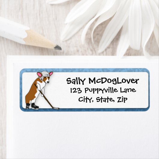 Corgi Hockey Etiket (Insitu)