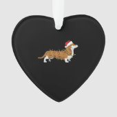 Corgi Holiday Christmas Light Essential T-Shirt Ornament (voorkant)