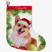 Corgi Holiday Grote Kerstsok (Voorkant)