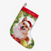 Corgi Holiday Kleine Kerstsok (Voorkant (Hangend))