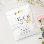 Corgi hond bruiloft dank u bedankzakje (Gezegeld)