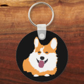 Corgi Hond Dierhuisdier Sleutelhanger (Voorkant)