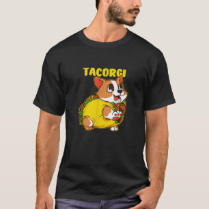 Corgi Hond En Taco Tacorgi Grappige Corgi Puppy T T-shirt
