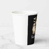 Corgi Hond Halloween Kostuum Spooky Papieren Bekers (Rechts)