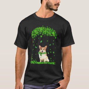 Corgi Hond Iers Groen Klaver St Patricks T-shirt
