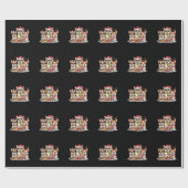 Corgi Hond Kerst Moeder Hond Liefhebber Kerstcadea Cadeaupapier (Vlak)