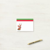 Corgi-hond Kerst Post-It-notities Post-it® Notes (Op bureau)