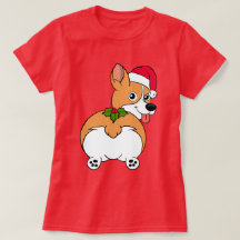 Corgi Hond Kerst T-Shirt