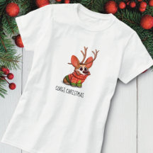 Corgi Hond Kerst T-Shirt
