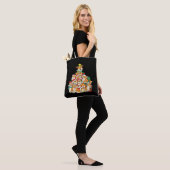 Corgi Hond Kerstboom Gift Tote Bag (Op model)