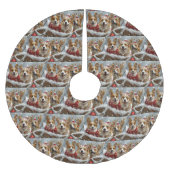 Corgi Hond Kerstfeest Kerstboom Rok (Voorkant)