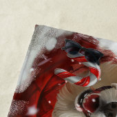 Corgi Hond Kerstfeest Strandlaken (In situ)