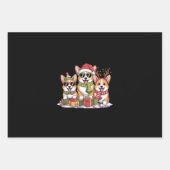 Corgi Hond Kerstmis Moeder Hond Liefhebber Kerstca Inpakpapier Vel (Voorkant)