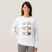 Corgi Hond & Koffie T-shirt (Voorkant volledig)