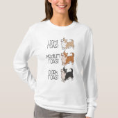 Corgi Hond & Koffie T-shirt (Voorkant)
