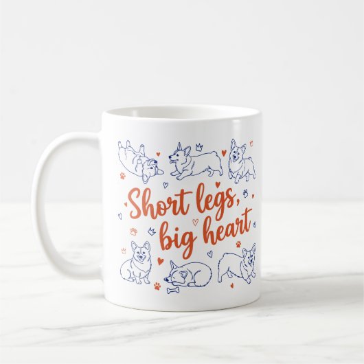 Corgi hond  koffiemok (Links)