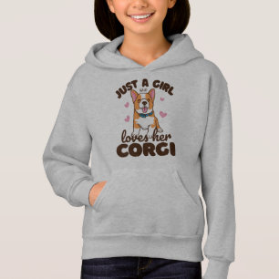 Corgi-hond meisjes zeggen