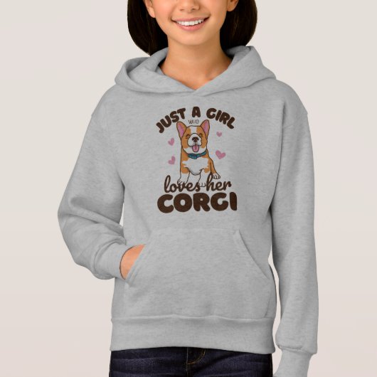 Corgi-hond meisjes zeggen (Voorkant)