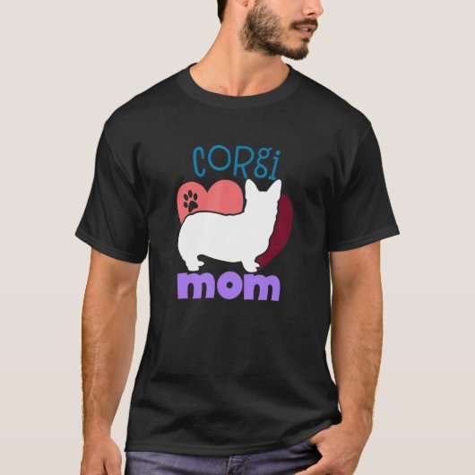 Corgi hond Moeder Corgi T-shirt (Voorkant)
