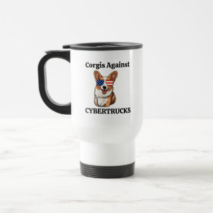 Corgi-hond Moeder Vader Feministische Vriend Colle Reisbeker