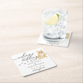 Corgi-hond Moeder welkom op de bruiloft Kartonnen Onderzetters (Insitu)