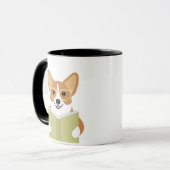 Corgi-hond mok (Voorkant links)