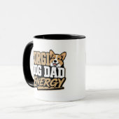 Corgi Hond Papa Energie Mok (Voorkant links)