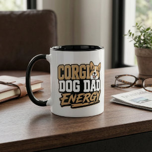 Corgi Hond Papa Energie Mok