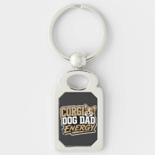 Corgi Hond Papa Energie Sleutelhanger