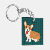 corgi hond sleutelhanger (Voorkant Links)
