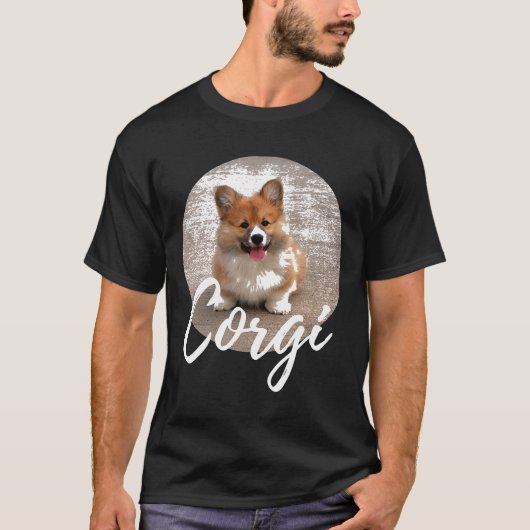 Corgi Hond T T-shirt (Voorkant)