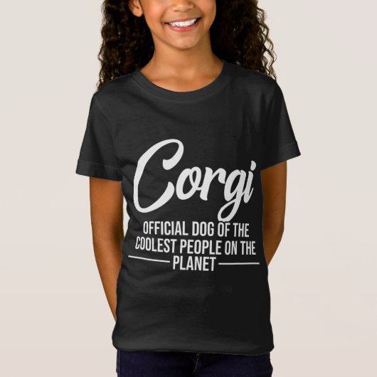 Corgi Hond van de coolste mensen - Grappige Corgi  T-shirt (Voorkant)