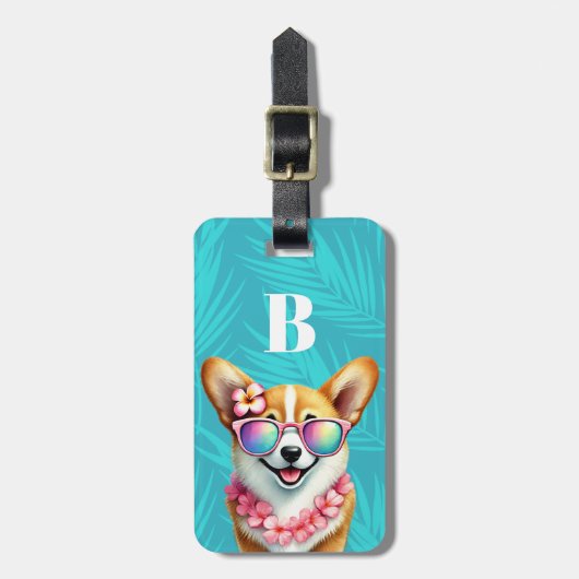 Corgi-honden bagage labels (Voorkant verticaal)