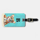 Corgi-honden bagage labels (Voorkant horizontaal)