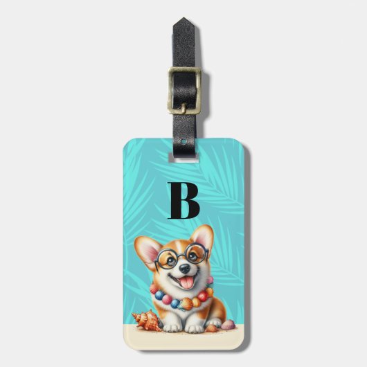 Corgi-honden bagage labels (Voorkant verticaal)