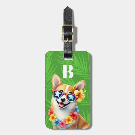 Corgi-honden bagage labels (Voorkant verticaal)