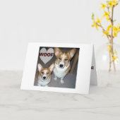 CORGI HONDEN HOUDEN ERVAN OM PLEZIER TE MAKEN OP J KAART (Gele Bloem)