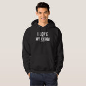 Corgi hondeneigenaar 4 hoodie (Voorkant volledig)