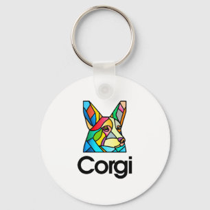 Corgi Hondeneigenaar Pembroke Welsh Corgi Mannen V Sleutelhanger