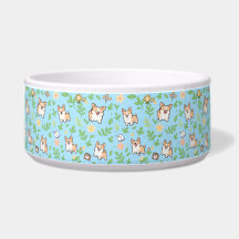 Corgi Hondenkom Florale Lente Kawaii Huisdier Voer
