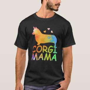 Corgi Hondenliefhebber Funny Corgi Mama Moederdag T-shirt