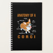 corgi hondenliefhebber grappig  planner (Voorkant)
