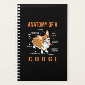 corgi hondenliefhebber grappig  planner