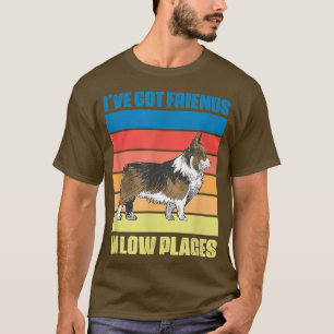 Corgi Hondenliefhebber ik heb vrienden op kleine p T-shirt