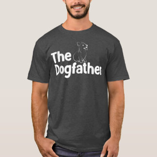 Corgi Hondenliefhebber T Dogfather Corgi Lover Dad T-shirt