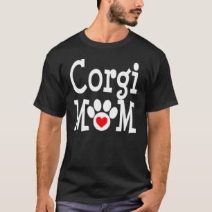 Corgi Hondenmoeder Eigenaar Schattigee Kerstvrouw T-shirt