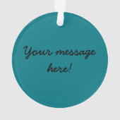 Corgi-hondenpuppy Pembroke Welsh Kerstkerstkerstke Ornament (achterkant)